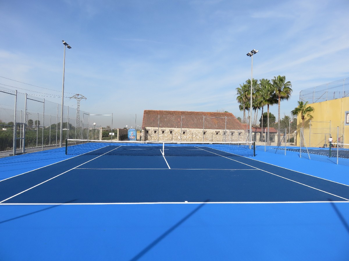 Dos Pistas Tenislife para el Ayuntamiento de Sollana (Valencia)