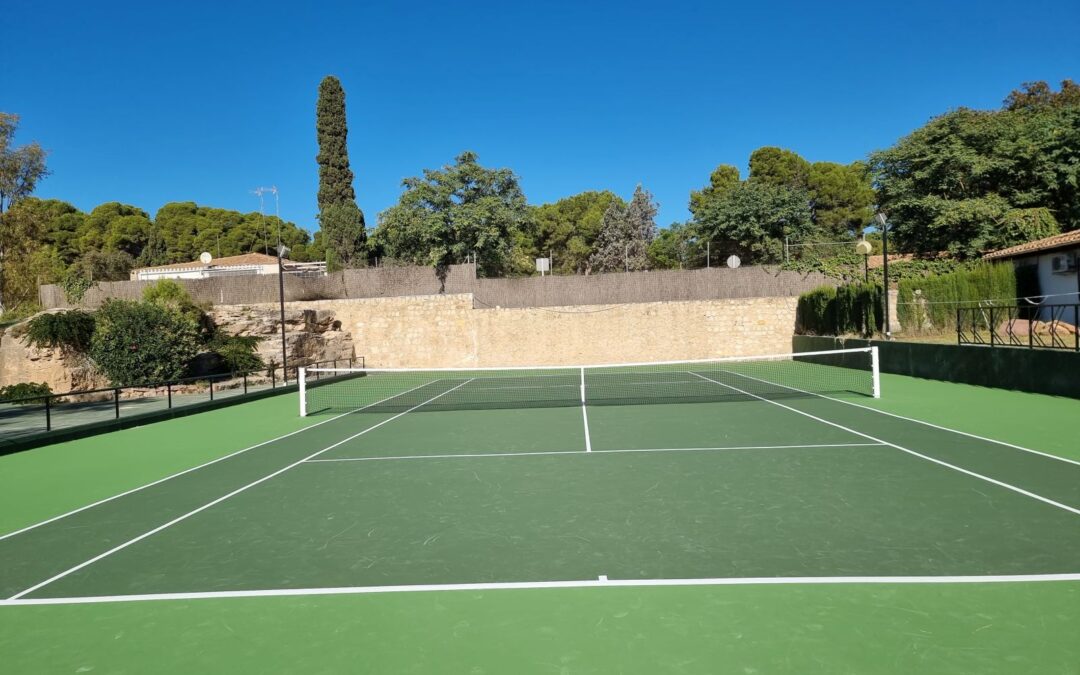 CLUB TENIS SANTA BARBARA PISTA DE TENIS  RESINAS