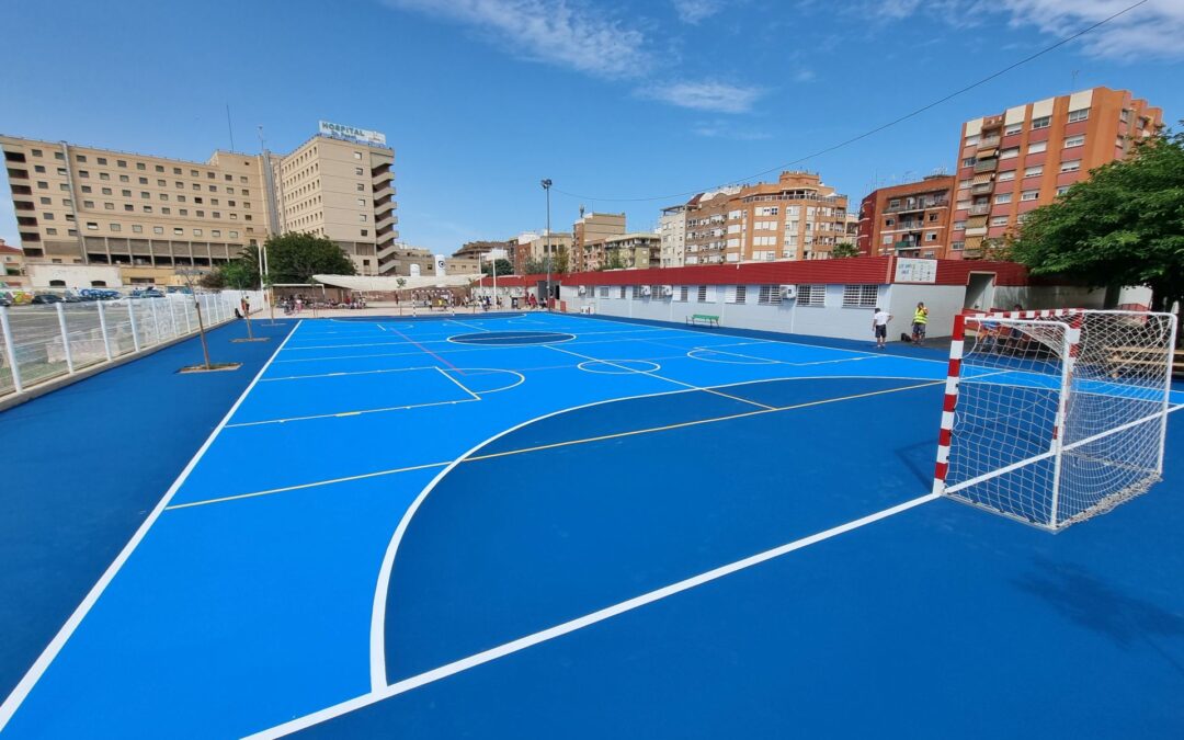 CEIP SANTO ÁNGEL DE LA GUARDA VALENCIA REHABILITACIÓN PATIO