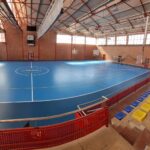 PABELLON COLEGIO LA SALLE PAVIMENTO GLOBAL GRASS FLEX CONICA PU INSITU