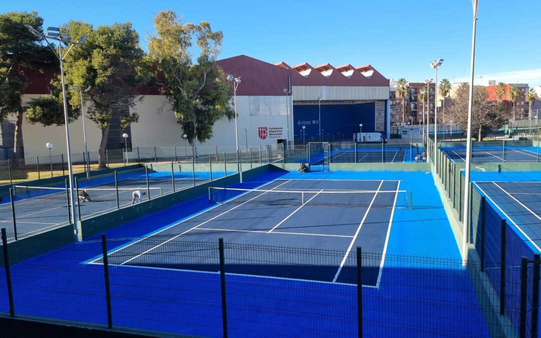 POLIDEPORTIVO NAZARET  REHABILITACION 5 PISTAS DE TENIS Y POLIDEPORTIVA