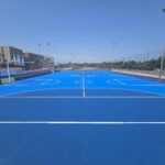 Global Grass renueva 3.200 m² de pistas deportivas en el Colegio Sagrada Familia de Benimaclet